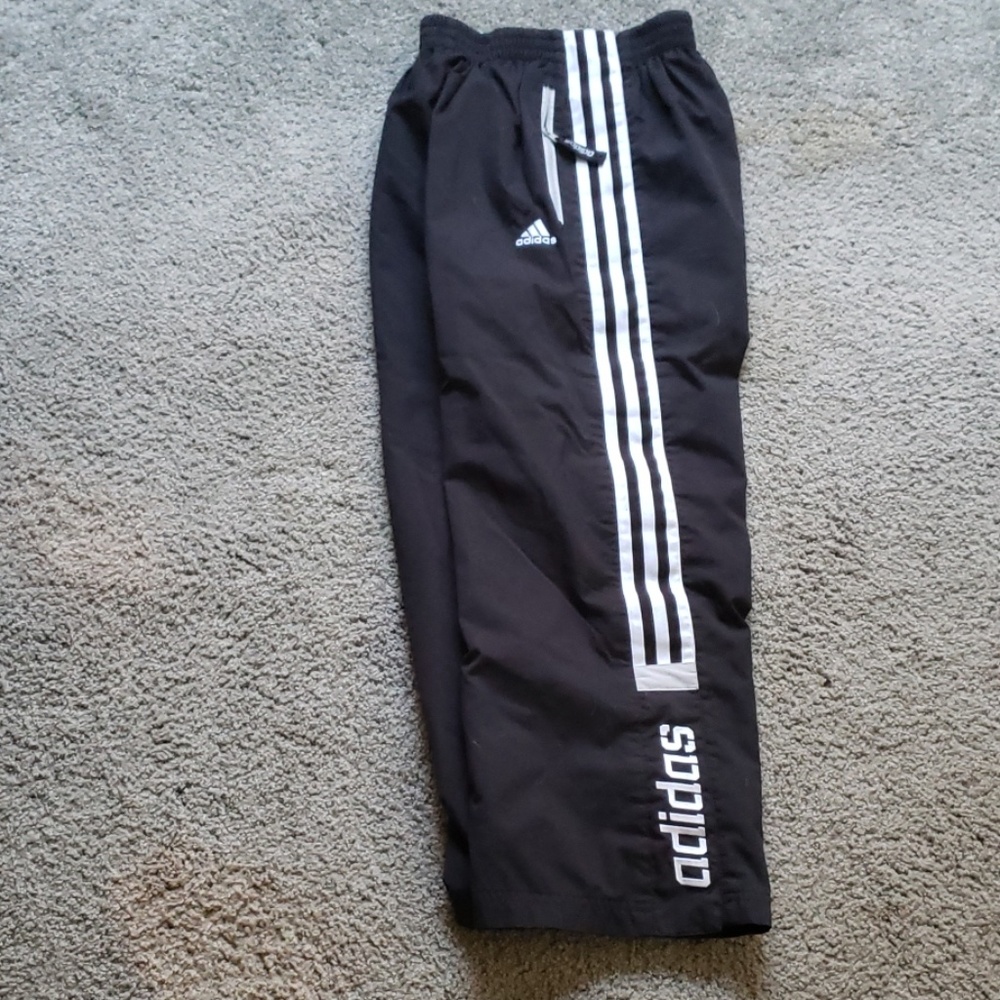 Adidas snap up sweatpants
